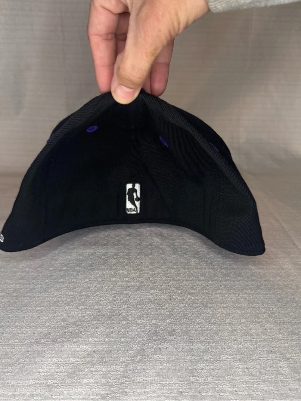 adidas Los Angeles Lakers Black and Purple Hat
